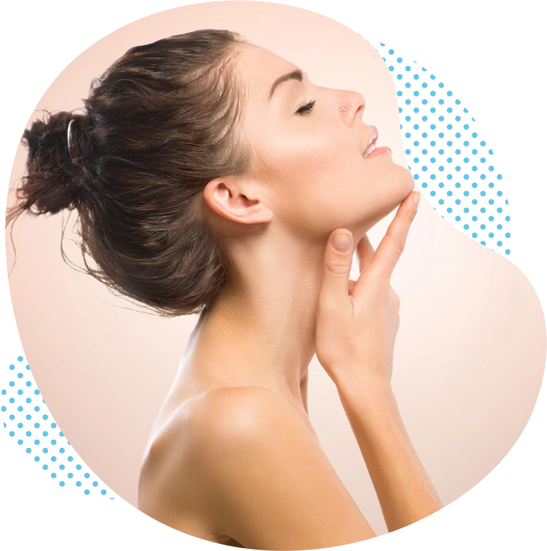 Un profil de visage harmonieux